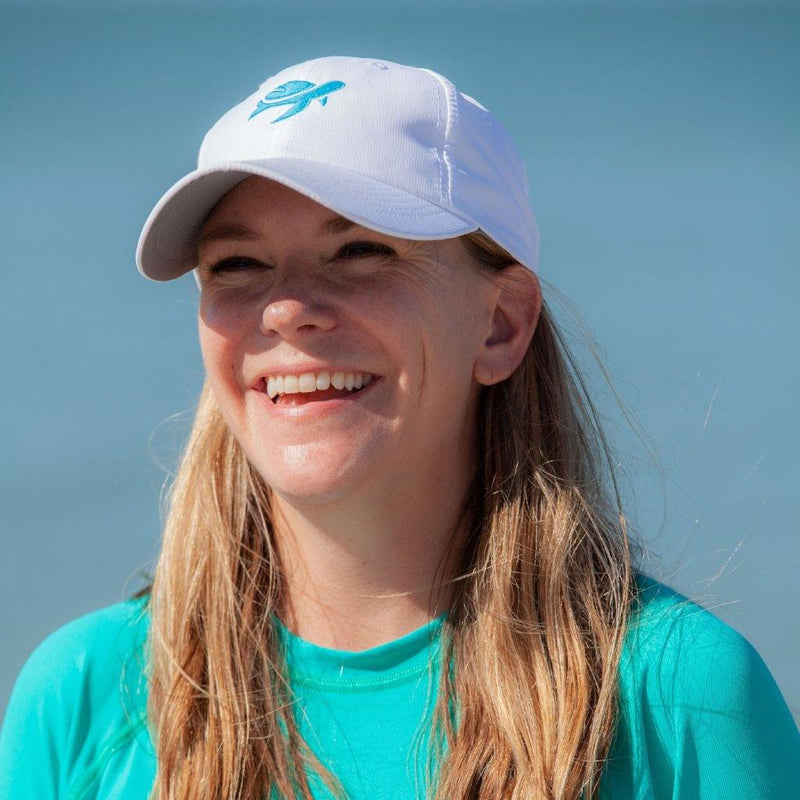 Woman wearing Turtle Classic