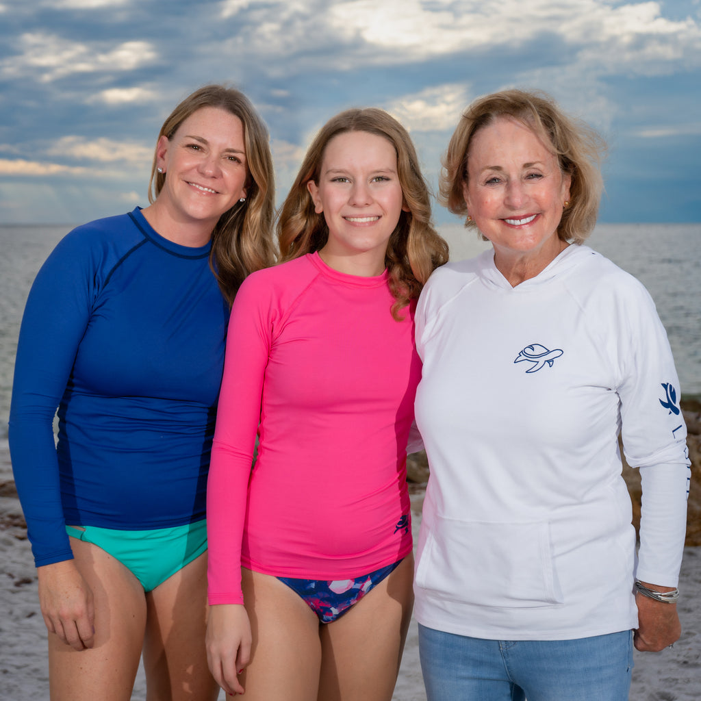 Bay Sun Safe Hoodie - White