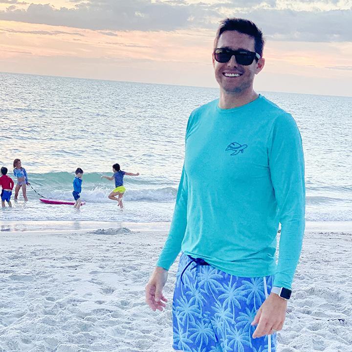 Riptide Sun Safe Long Sleeve - Lazy Turtle 