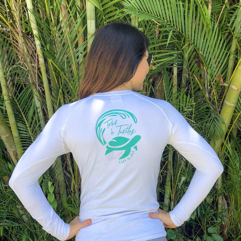 Tour de Turtles Women's Sun Safe Long Sleeve - Lazy Turtle 