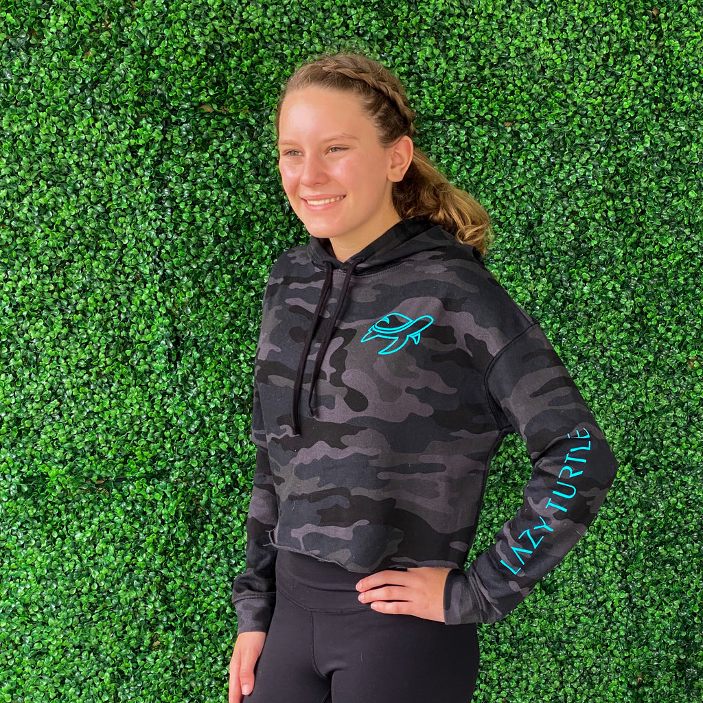 Weekend Hoodie - Black Camo